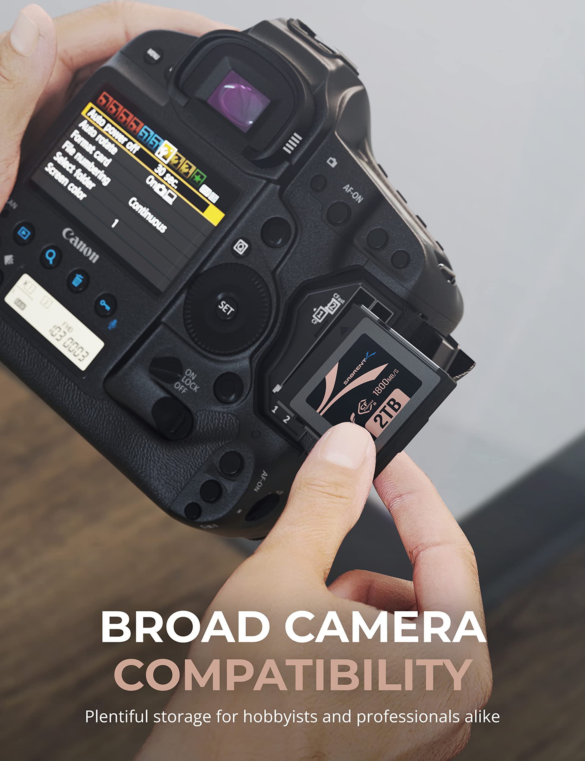 SABRENT SABRENT Rocket CFX PRO 2TB CFexpress Type B Card - 1800MB/s Read, 1700MB/s Write Speed (CF-XXIT-2TB) - View 6 of 7