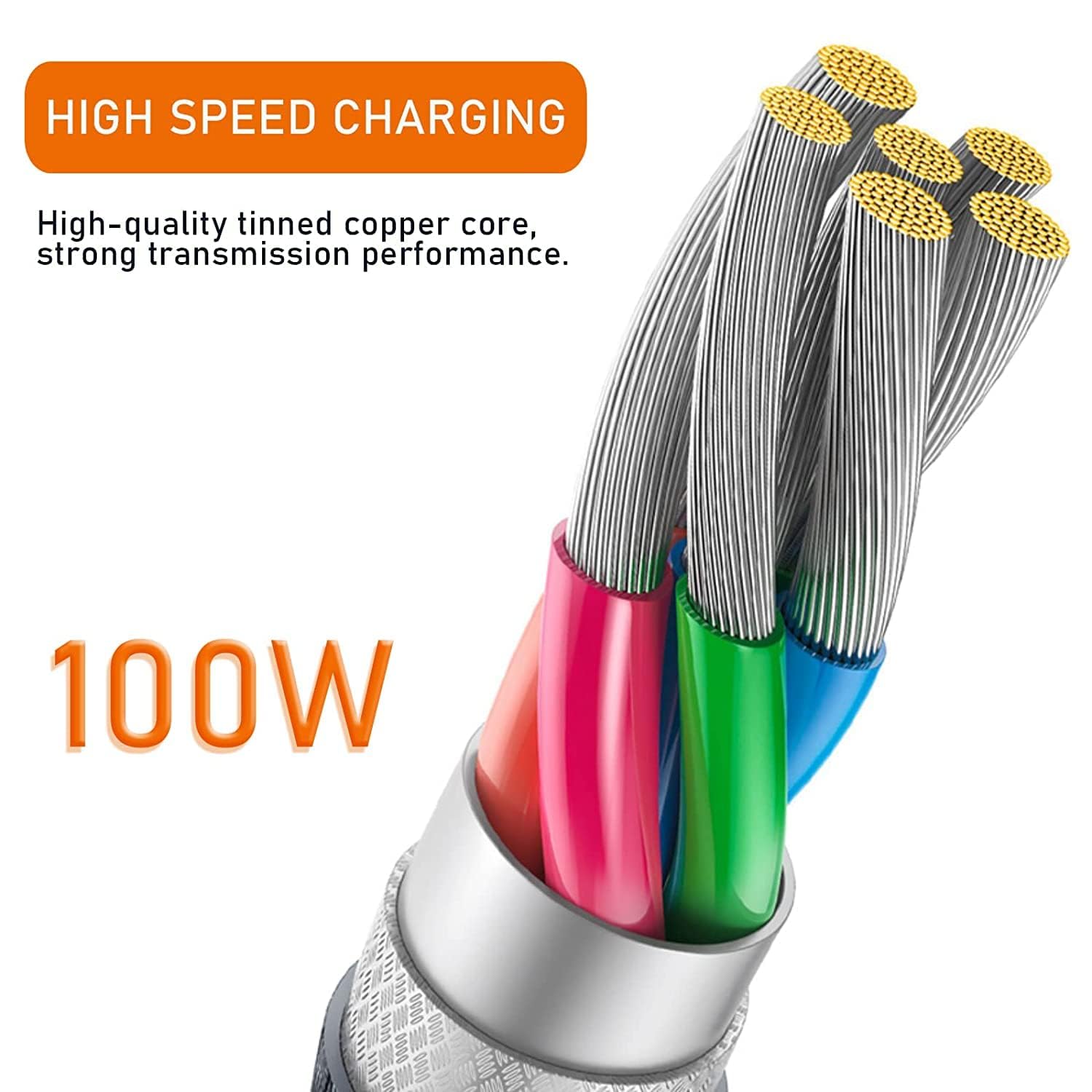 Coiled Keyboard Cable for Gaming Custom Keyboard,Double-Sleeved Coiled USB C Cable with Detachable Metal Aviator,2 in 1 USB C to A and C for - View 4 of 8