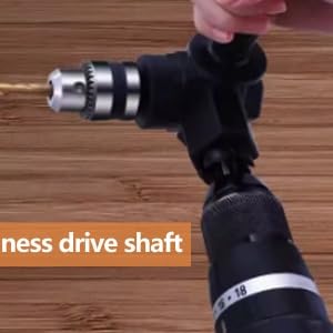 Pssopp Right Angle Bend Extension 90 Degree Cordless Drill Attachment for Tight Corners Professional Right Angle Drill Adapter - View 4 of 11