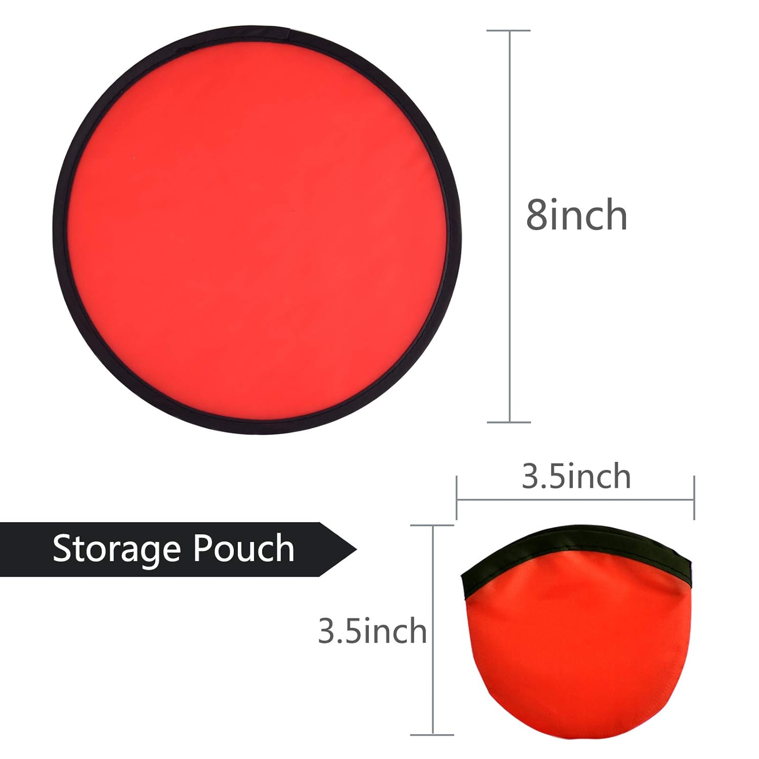 Mototo Mototo 60 Pieces Foldable Flying Disc Fans Set for Kids Fun Birthday Party Favors Summer Outdoor Games Halloween Christmas 12 Colors - View 3 of 7