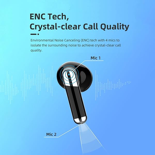 Diyeeni Language Translator Earbuds Bluetooth Earphones Support 144 Languages Voice Translation Devices with APP and Transparent Case Black - View 9 of 11