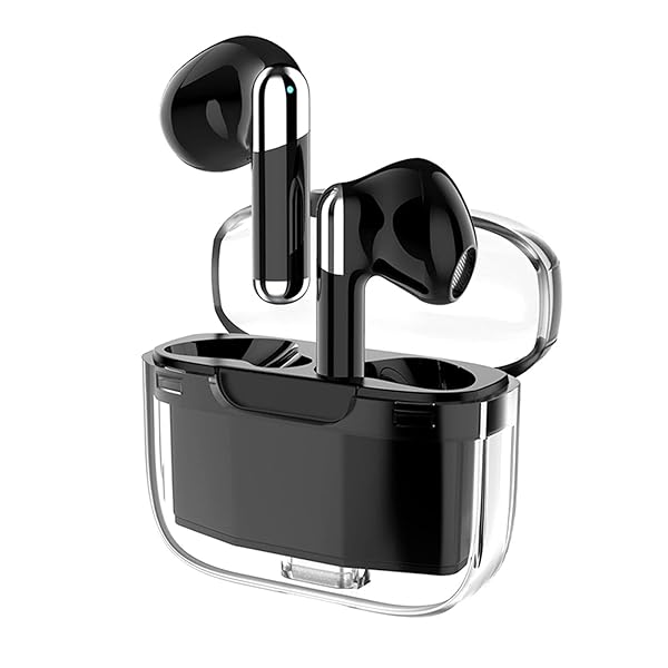 Diyeeni Language Translator Earbuds Bluetooth Earphones Support 144 Languages Voice Translation Devices with APP and Transparent Case Black - View 2 of 11