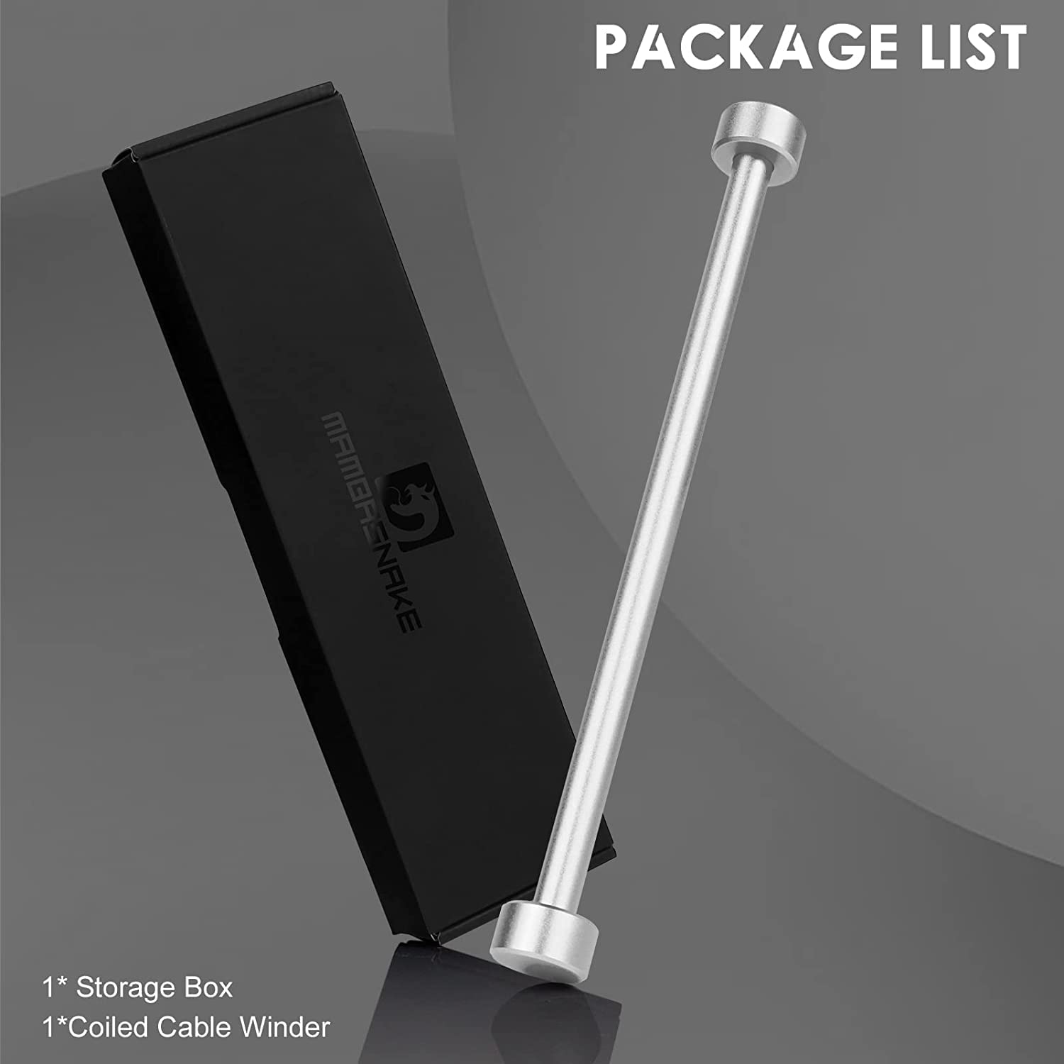 ATTACK SHARK Coiled Keyboard Cable Winder-7.87inch Fixed Rod Compatible with GunMjo RK61 EPOMAKER Mix 99% All Custom USB C Cable,Line Management Pole - View 3 of 7