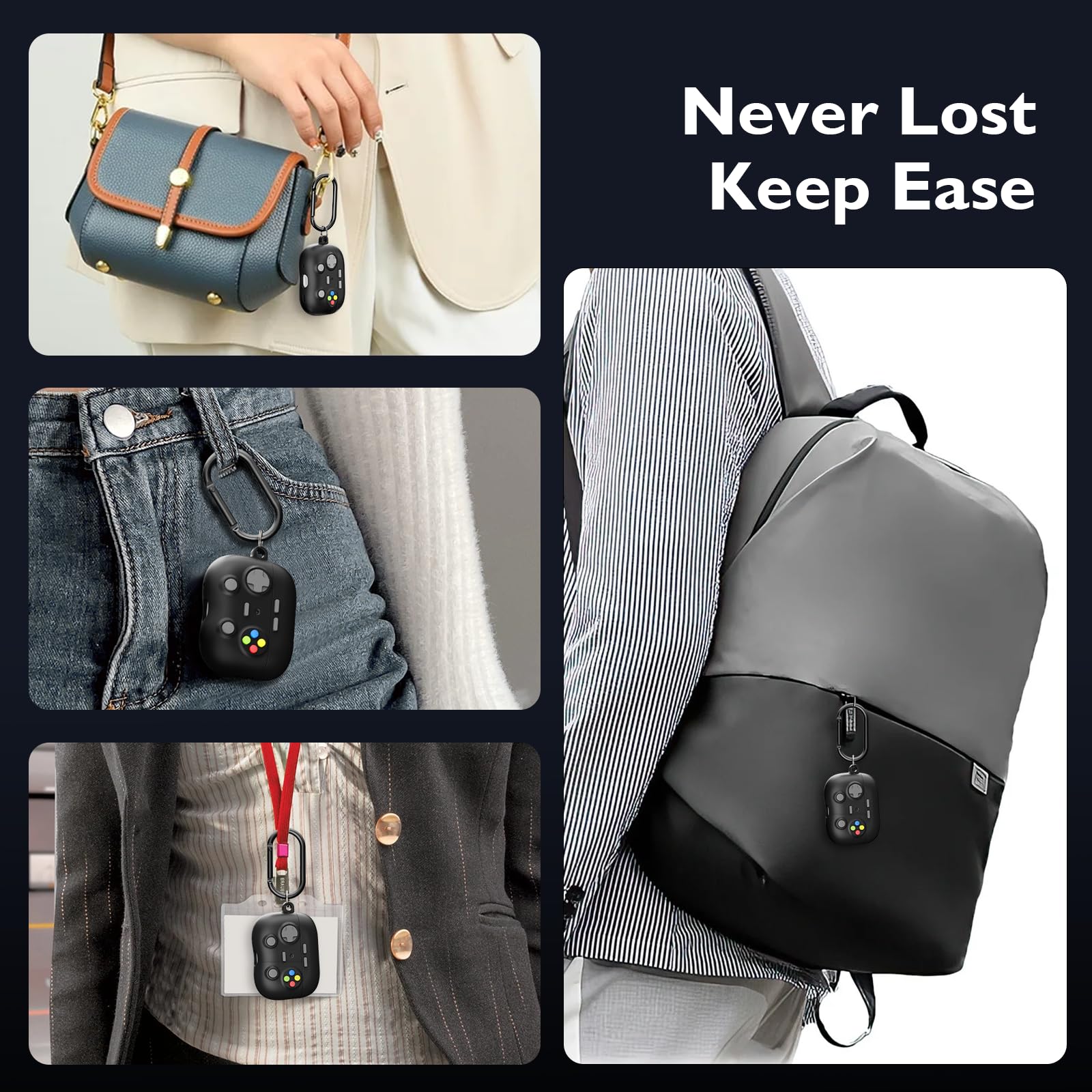 volport Case for Airpods Pro 2nd Generation: Silicone Cover for Apple Air Pods Pro 2 1st Gen with Keychain, Cool Game Designed Skin for Men Boys - View 5 of 6