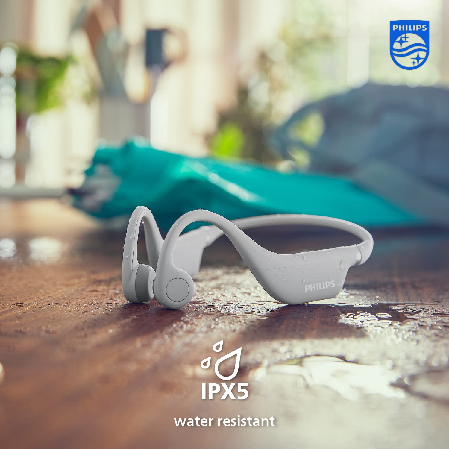 Philips PHILIPS Kids Open Ear Bone Conduction Bluetooth Headphones with Microphone and Parental Controls Gray TAK4607GY - View 6 of 9