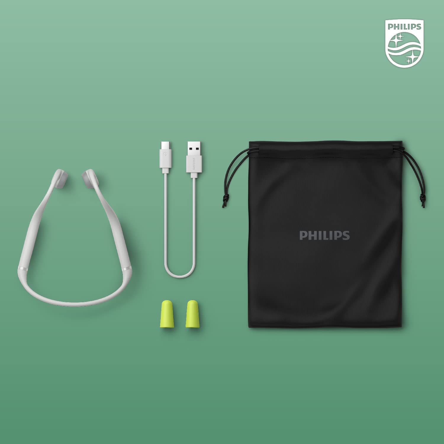 Philips PHILIPS Kids Open Ear Bone Conduction Bluetooth Headphones with Microphone and Parental Controls Gray TAK4607GY - View 7 of 9