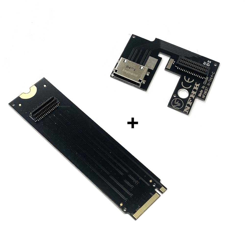 cablecc Cablecc PCI-E 3.0 M.2 M-Key to Oculink SFF-8611 SFF-8612 Host Adapter for ThinkBook 14 External Graphics Card and SSD - View 9 of 9