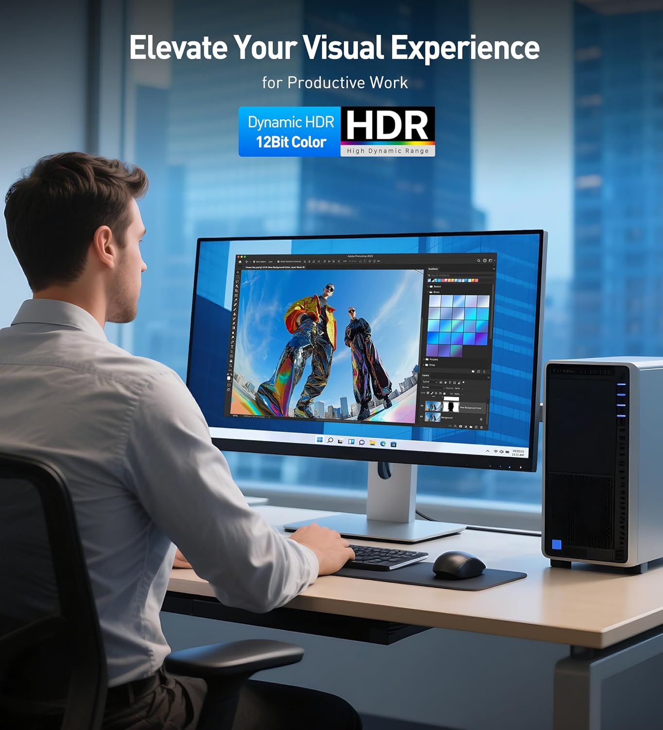 Cable Matters Cable Matters VESA Certified 40Gbps DisplayPort 2.1 Cable 1m 8K 120Hz 4K 240Hz for Gaming Monitor PC RTX 4080 4090 RX 7900 Black - View 5 of 7