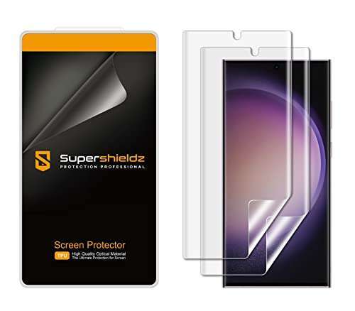 Supershieldz Supershieldz 2 Pack Screen Protector for Samsung Galaxy S23 Ultra 5G - High Definition Clear TPU Shield - View 2 of 4