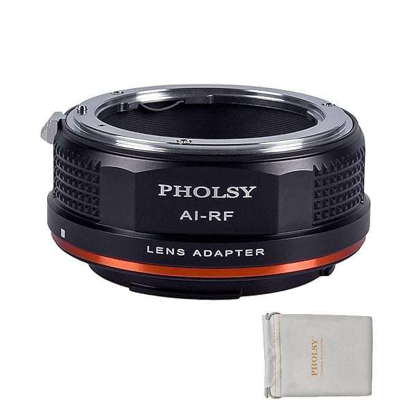 PHOLSY PHOLSY Lens Mount Adapter: Nikon F to Canon EOS RF for Nikkor F/AI/AIS/AF/AF-S Lenses