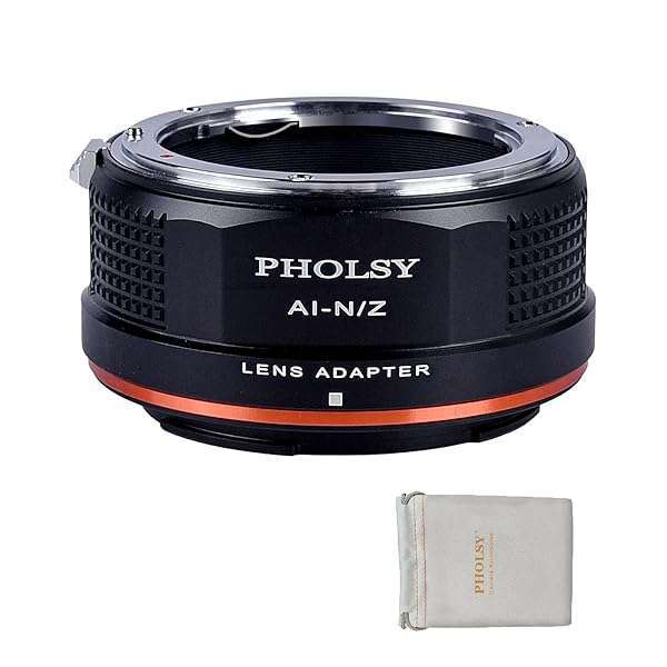 PHOLSY PHOLSY FTZ Lens Adapter for Nikkor AI/F/AIS/AF/AF-S to Nikon Z Cameras - Compatible with Z fc, Z30, Z9, Z8, Z6II, Z7II & More