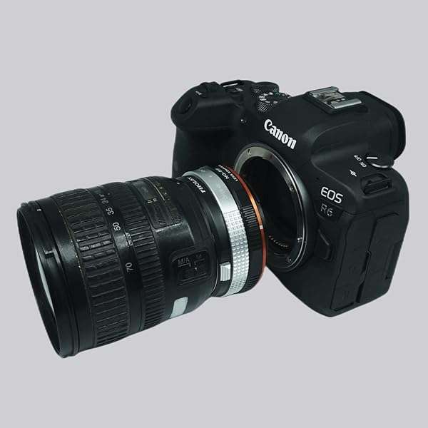 PHOLSY PHOLSY Lens Mount Adapter: Nikkor G/F/AI/AIS/D/AF-S to Canon EOS RF with Aperture Control - View 4 of 7