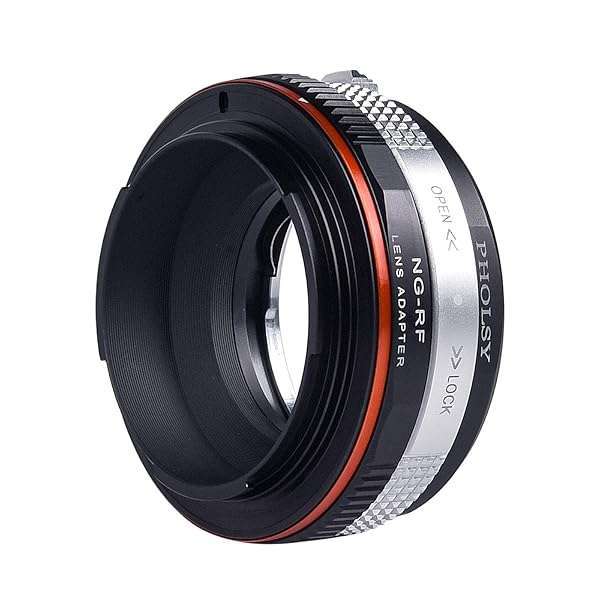PHOLSY PHOLSY Lens Mount Adapter: Nikkor G/F/AI/AIS/D/AF-S to Canon EOS RF with Aperture Control - View 7 of 7