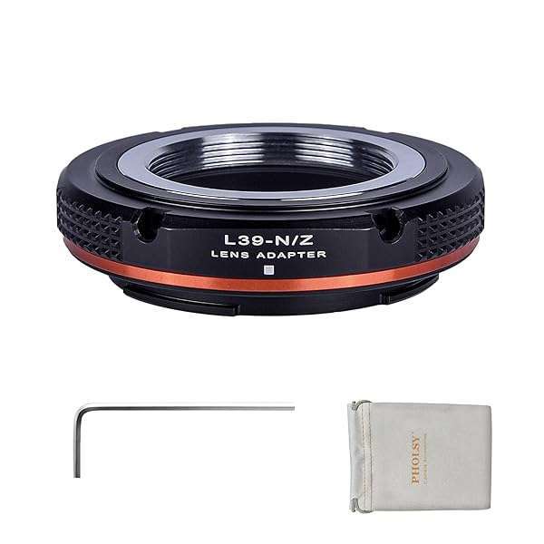 PHOLSY PHOLSY Lens Mount Adapter: Leica M39 to Nikon Z Mount for Z fc, Z30, Z9, Z8, Z6, Z7, Z5, Z50 - Compatible & Versatile