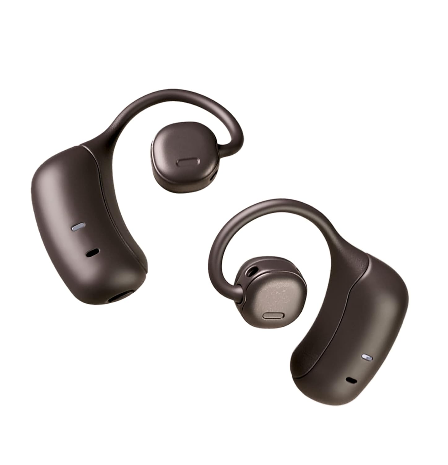 nwm nwm MBE001 Wireless On-Ear Speakers Open Ear Earphones with PSZ Technology Microphone Dark Brown Designed by NTT Sonority Japan