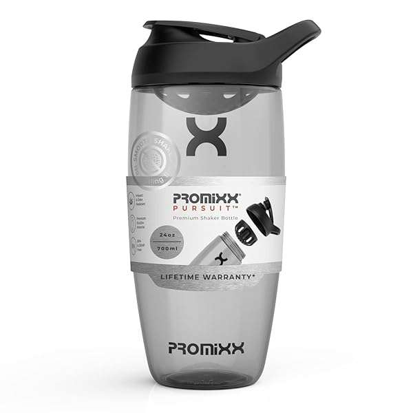Promixx Promixx PURSUIT Protein Shaker Bottle: Premium Blender for Easy Protein Mixes & Supplements - View 2 of 11