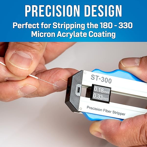 Jonard Tools Jonard Tools ST-300 Precision Fiber Optic Stripper: Ideal for 180-330 Micron Stripping - View 4 of 8