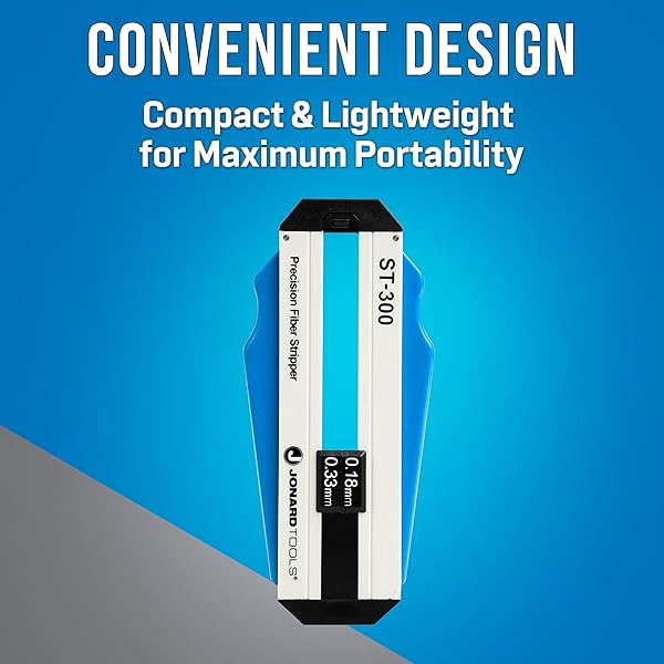 Jonard Tools Jonard Tools ST-300 Precision Fiber Optic Stripper: Ideal for 180-330 Micron Stripping - View 7 of 8