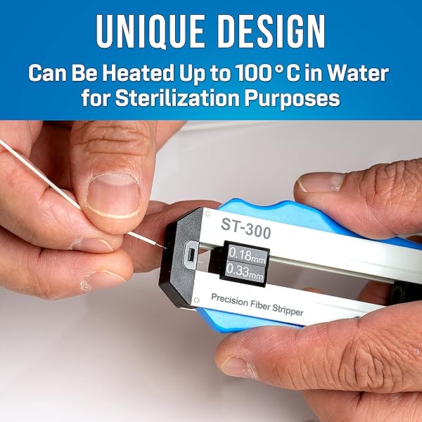 Jonard Tools Jonard Tools ST-300 Precision Fiber Optic Stripper: Ideal for 180-330 Micron Stripping - View 8 of 8