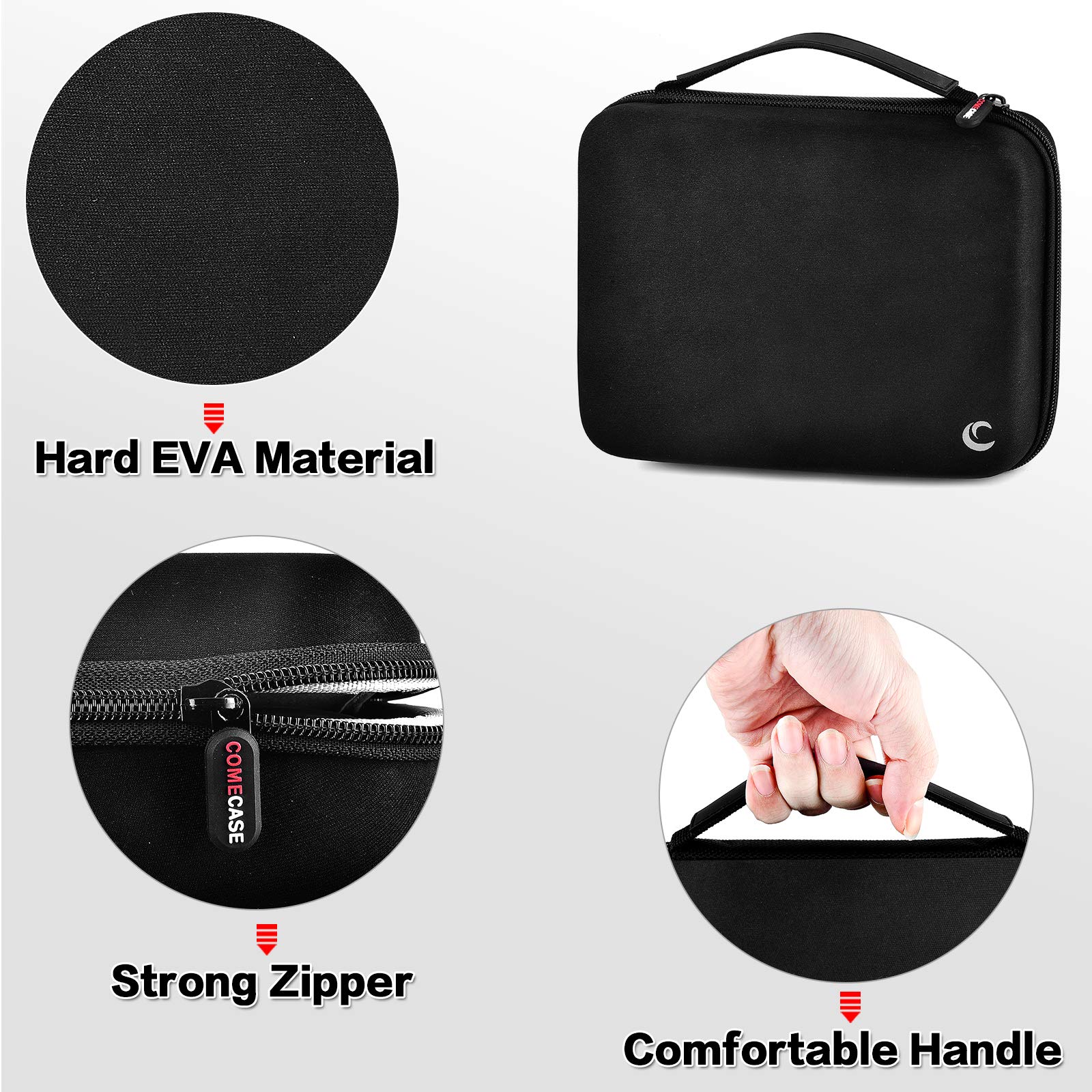 Case for Halo Bolt 58830 57720 mWh Portable Phone Laptop Charger Car Jump Starter, Power Bank Storage Holder with Mesh Pocket for AC Outlet, Car - View 4 of 7