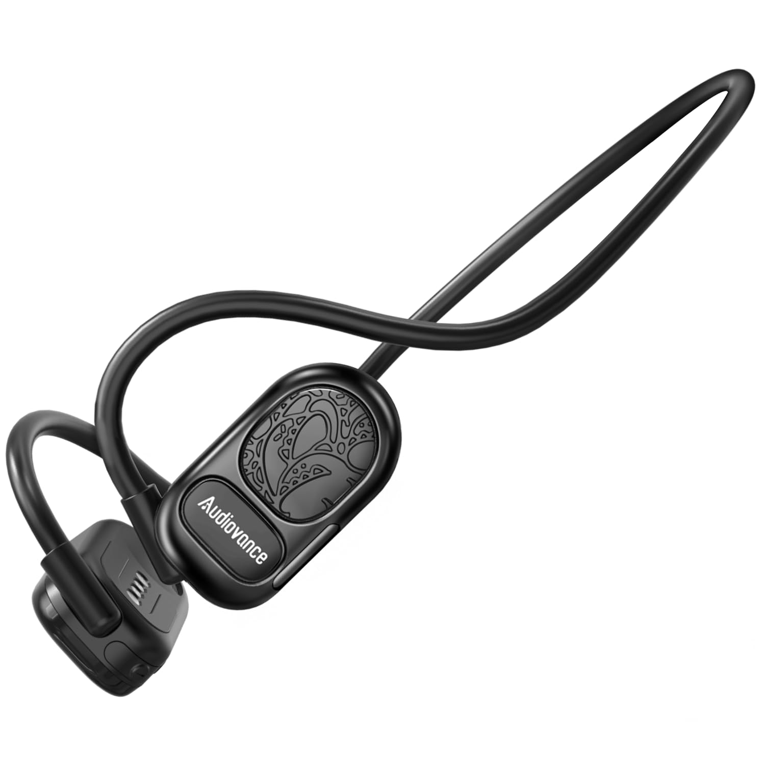 Audiovance OpenComfy CF201 Wireless Headphones for Running - Bluetooth Open-Ear Headphones for Sports Gym Workout - Superior Sound, Ultimate Comfor,