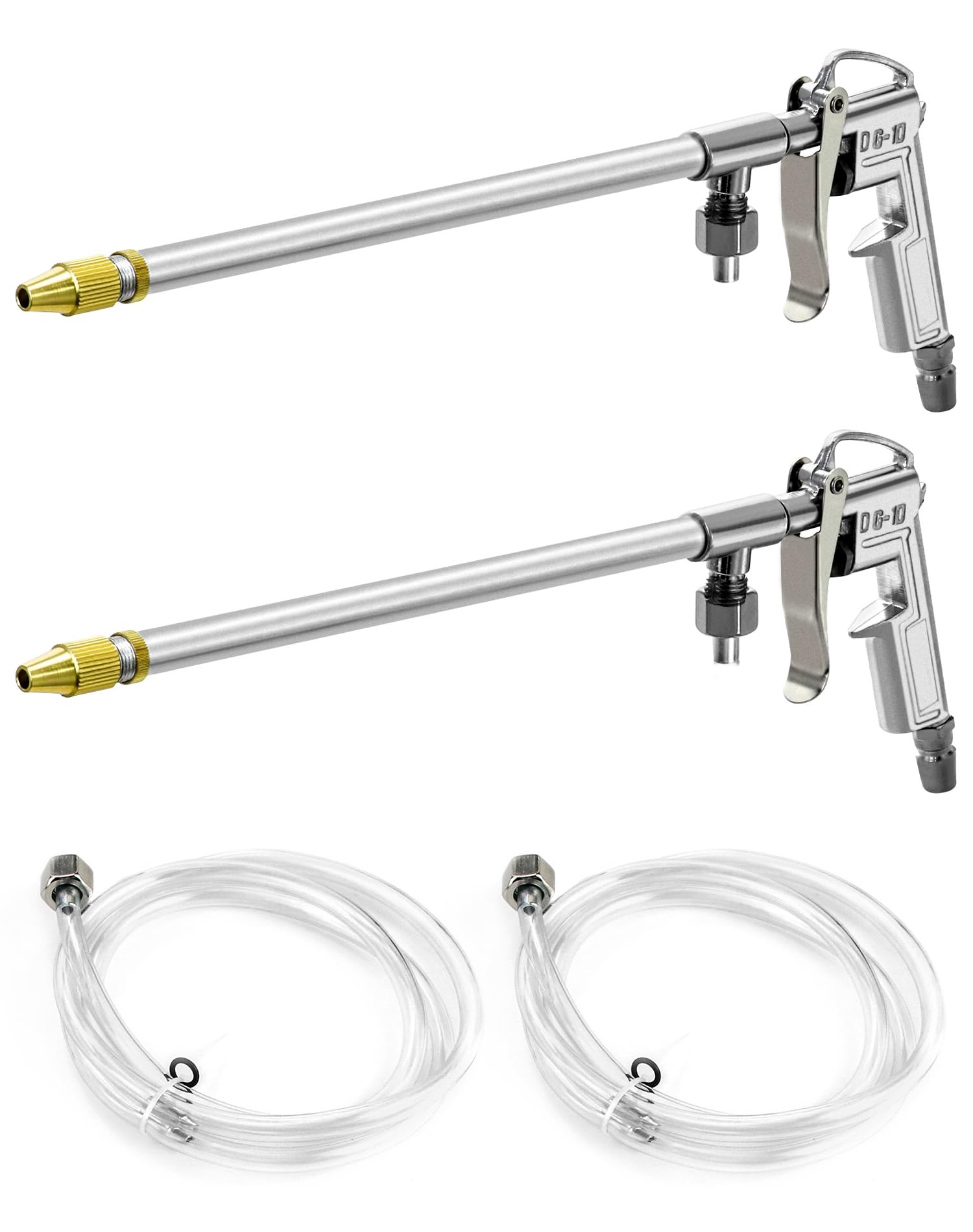 QWORK Spray Gun, 2 Pack Aluminum Pneumatic Air Engine Cleaning Washer Gun Kit Tool, 1 4"