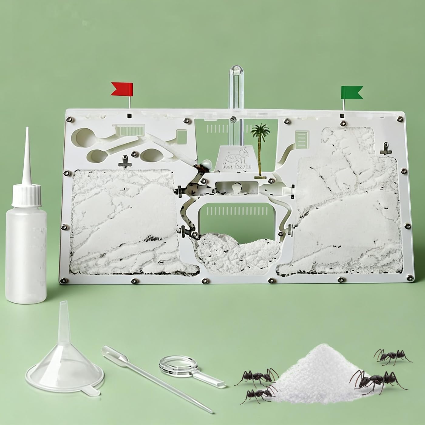 ELNMLHT ELNMLHT Ant Farm Castle Live Ant Habitat and Observation Kit for Kids and Students Educational Fun Science Activity - View 2 of 6