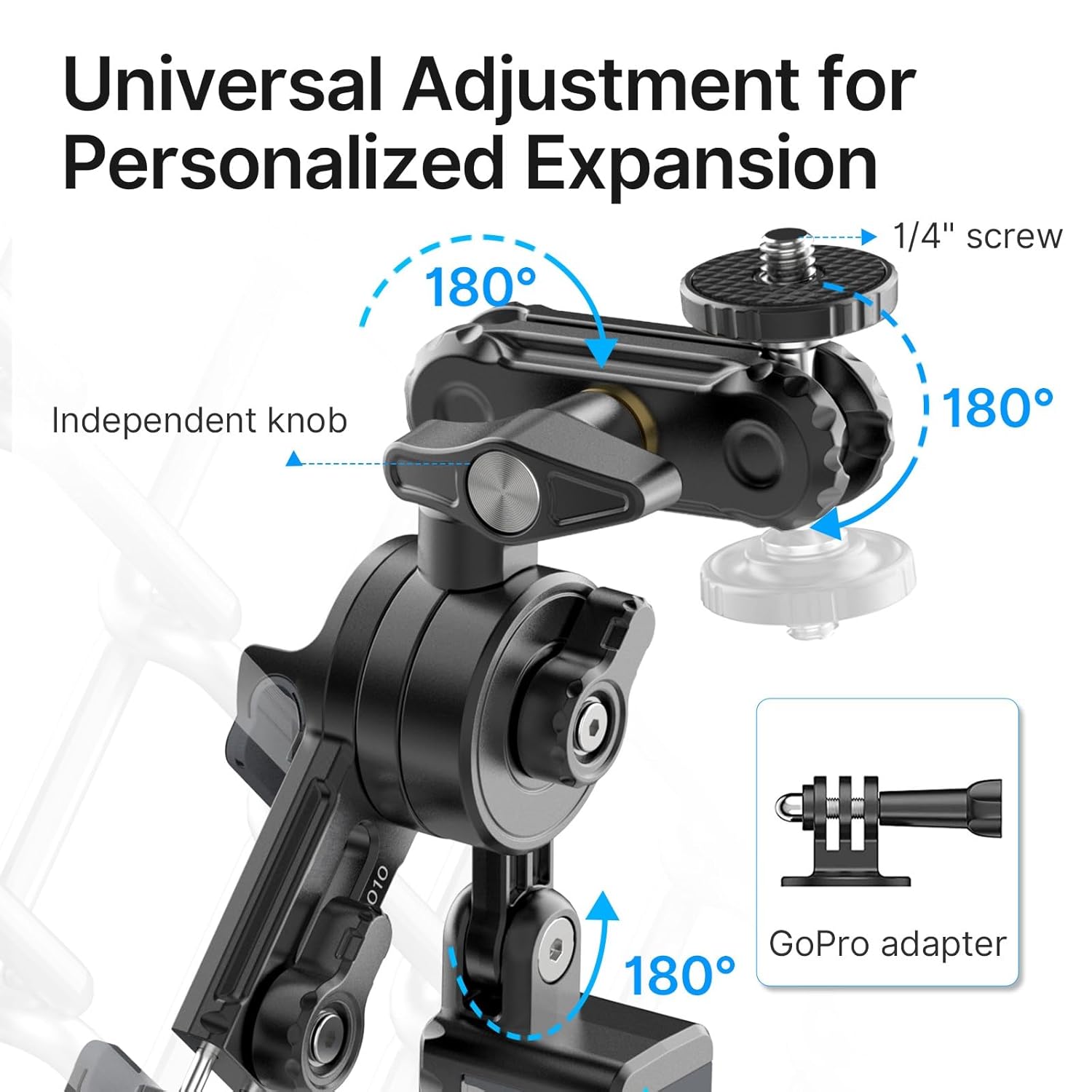 jusmo ULANZI CM010 Fence Mount for Mevo GoPro iPhone AKASO DJI Osmo Action Insta360 Mevo Start Baseball Softball Tennis Camera Holder - View 4 of 8
