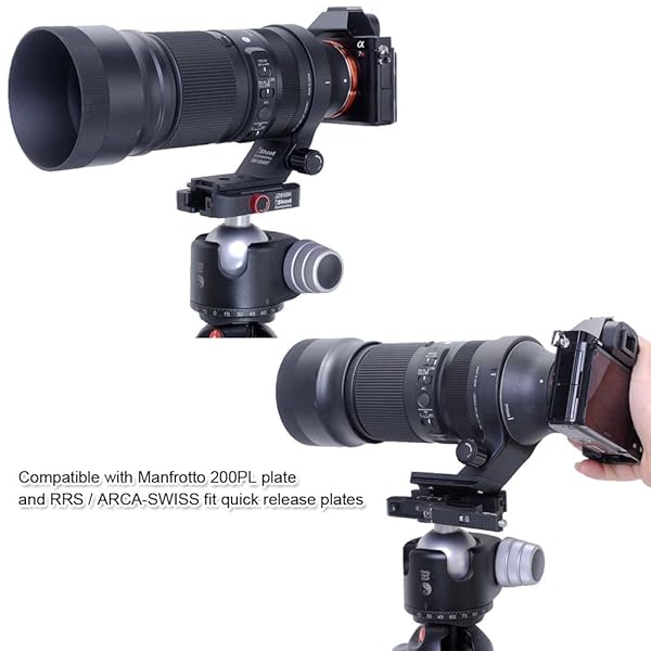 iShoot iShoot Long Lever Quick Release Clamp Adapter for Manfrotto & Arca-Swiss Plates - Fine-Tuned for Perfect Camera Stability - View 9 of 10