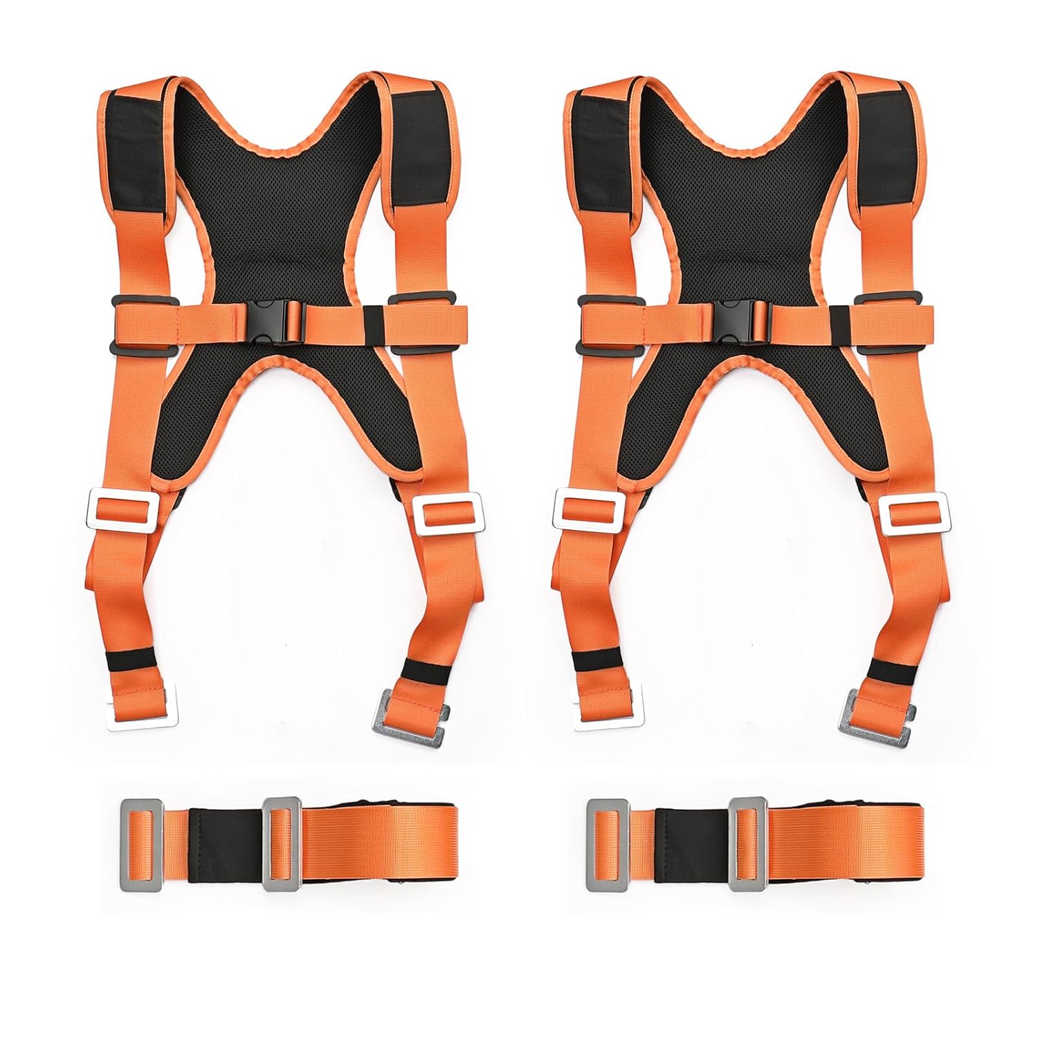 DEYACE DEYACE Moving Straps 2-Person Shoulder Lifting Straps for Heavy Furniture and Appliances Up to 800 lbs in Orange