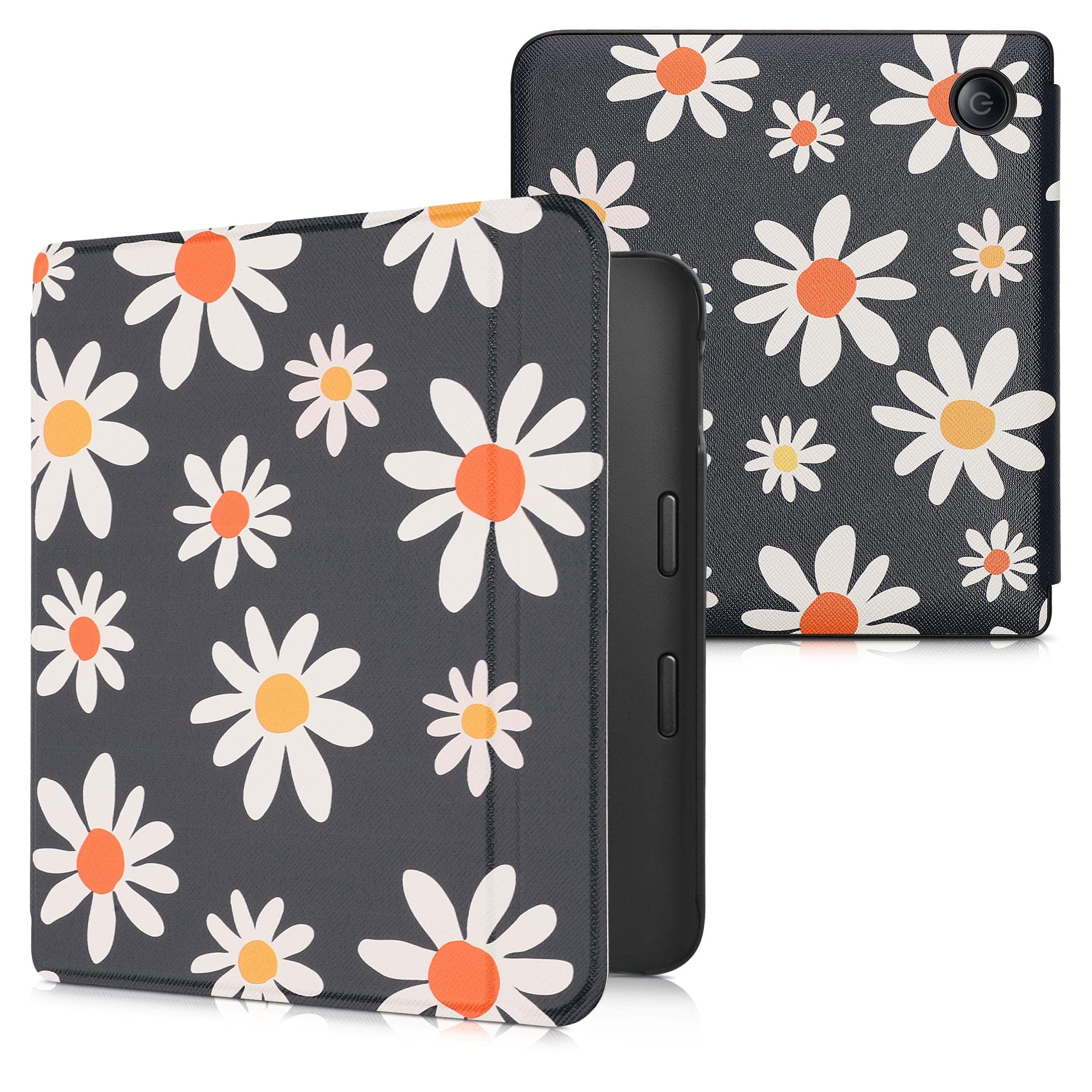 kwmobile KWMobile Kobo Libra 2 Case - Summer Daisy Blue/White/Yellow eReader Cover for Ultimate Protection