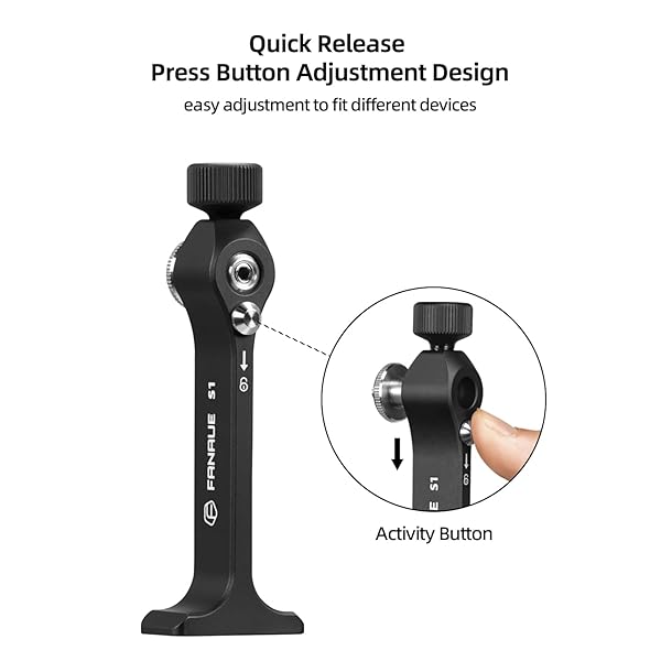 FANAUE Premium Binocular Tripod Adapter - 1/4 Inch Aluminum Mount for Steady Viewing - View 8 of 11