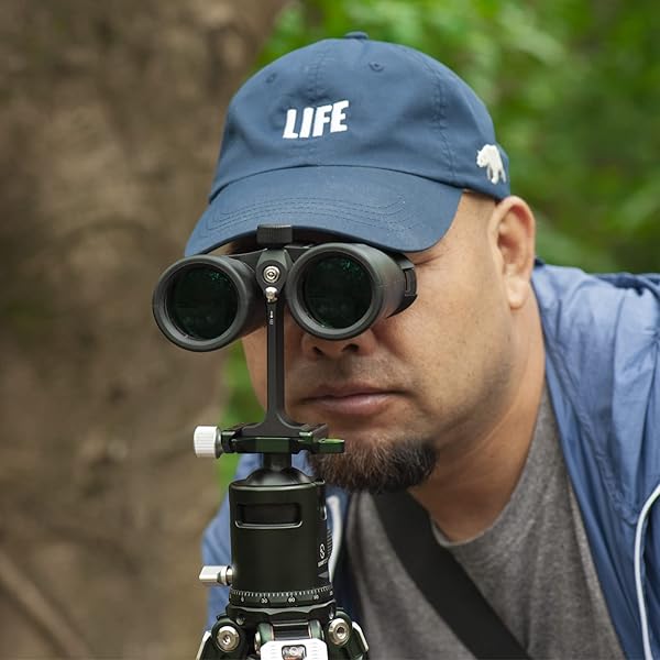 FANAUE Premium Binocular Tripod Adapter - 1/4 Inch Aluminum Mount for Steady Viewing - View 9 of 11