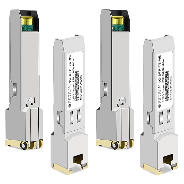 OPSTRAN OPSTRAN 1000BASE-T SFP RJ45 Copper Transceiver Module for Netgear AGM734 100m Cat5e/6 4 Pack High Speed Networking Solution - View 3 of 8