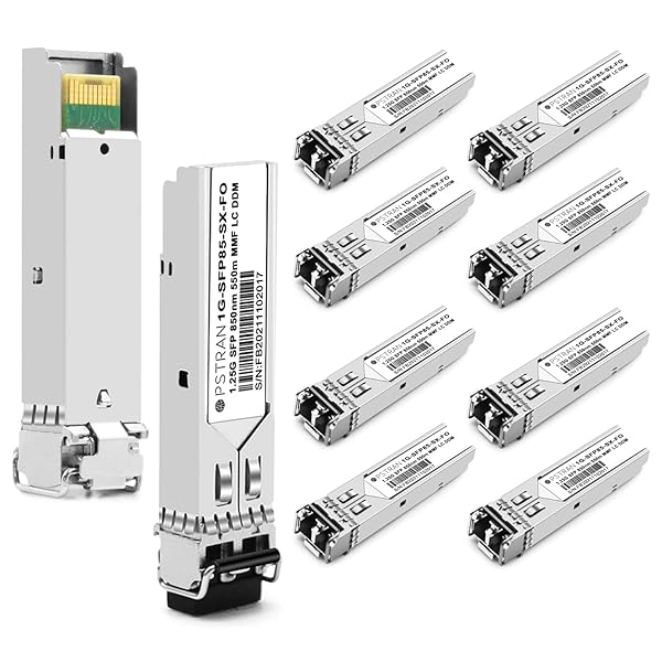 OPSTRAN OPSTRAN 1000BASE-SX SFP Optical Transceiver Module for Fortinet FN-TRAN-SX FG-TRAN-SX FR-TRAN-SX 850nm 550m DDM Duplex LC 10pcs Pack - View 3 of 8