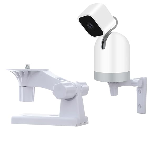 OYOCAM OYOCAM Wall Mount Compatible with WYZE Cam Pan V3/V2 Blink Mini Pan-Tilt Cam, Adjustable Security Wall Mount Bracket 180 Degree Rotation Ceiling Mounting Wall Mounting Kit - View 2 of 8