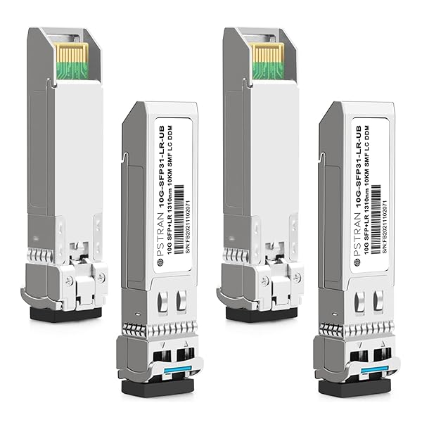 OPSTRAN 10GBASE-LR SFP Plus Optical Transceiver Module Compatible with Ubiquiti Unifi UF-SM-10G 10km DDM Duplex LC SMF 4 Pack