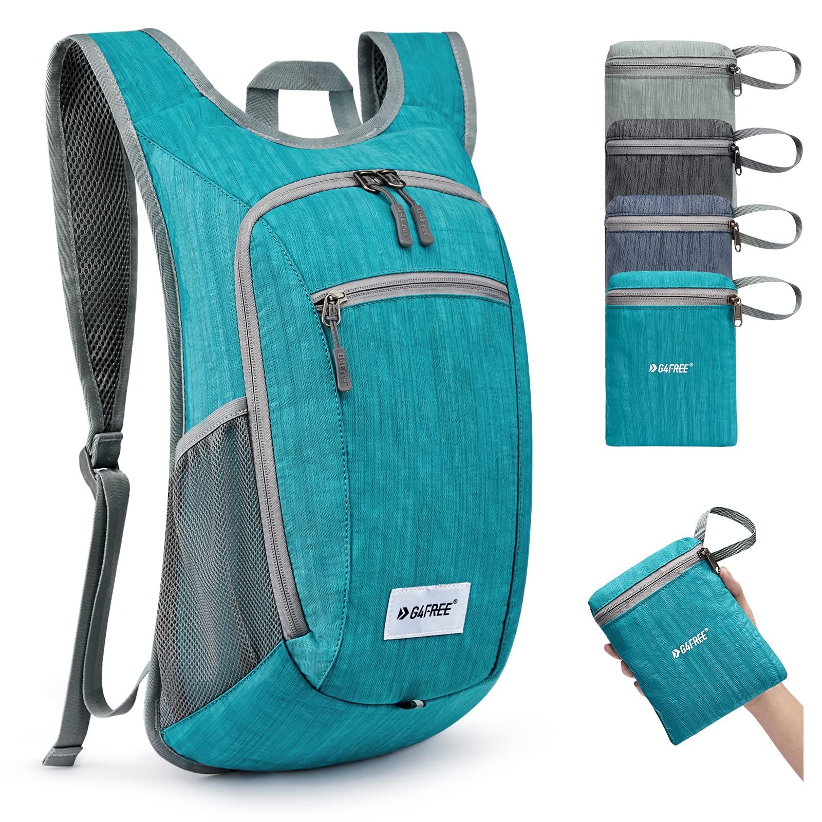 G4Free 10L 15L Hiking Backpack Lightweight Packable Hiking Daypack Small Travel Outdoor Foldable Shoulder Bag