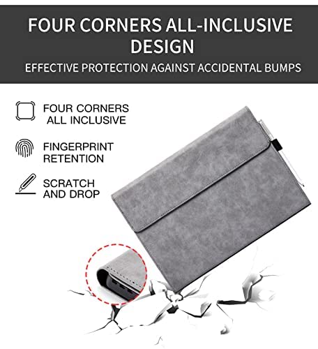 QIYIBOCASE Surface Go Case for Go 4 3 2 Tablet Protective Cover Slim Lightweight Business Accessory with Stylus Holder Blue - View 3 of 8