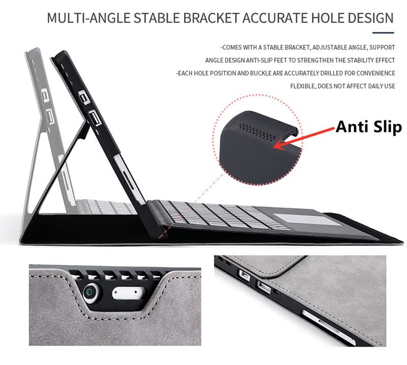 QIYIBOCASE Surface Go Case for Go 4 3 2 Tablet Protective Cover Slim Lightweight Business Accessory with Stylus Holder Blue - View 4 of 8