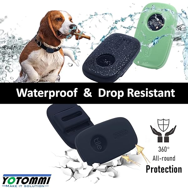 Counlisha Durable Silicone Case for Tile Pro (2022) - Secure Pet Tracker Holder for Dog Collar & Cat Belt - 2 Pack - View 9 of 9