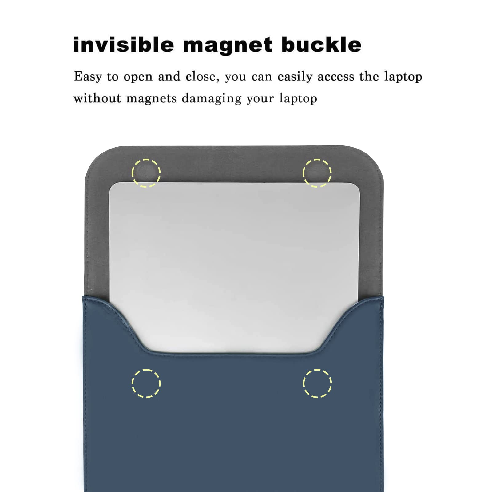 MOSISO MOSISO 13 Inch Laptop Case Sleeve for MacBook Air Pro M1 M2 Faux Suede Leather with Small Bag Peacock Blue - View 2 of 6