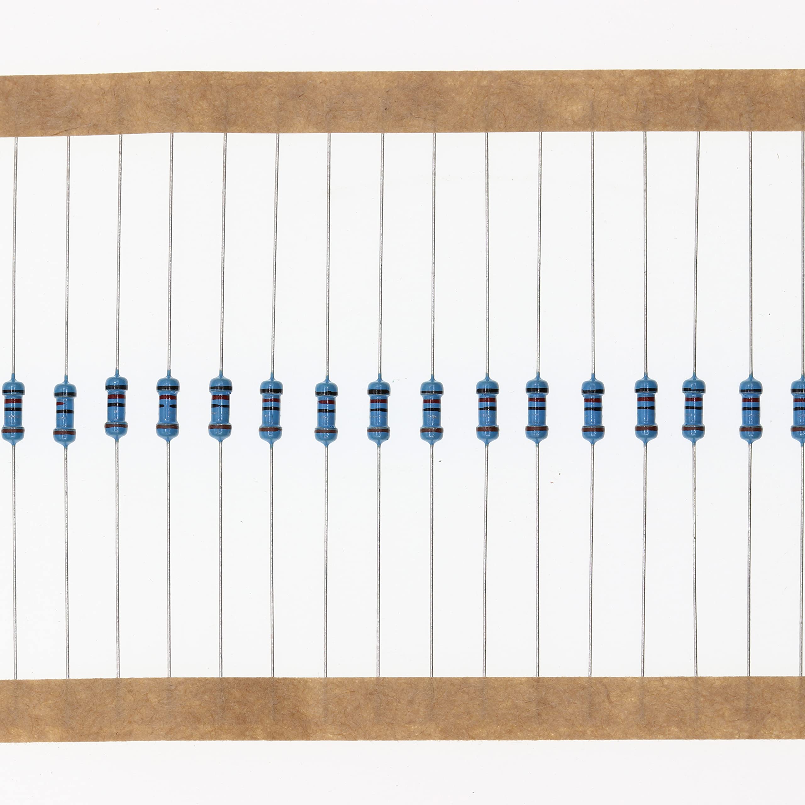 HUABAN 200 Pieces 0.25 Watts 1/4W 0R20 0.20 Ohm 1% Metal Film Resistor for Reliable Circuit Performance