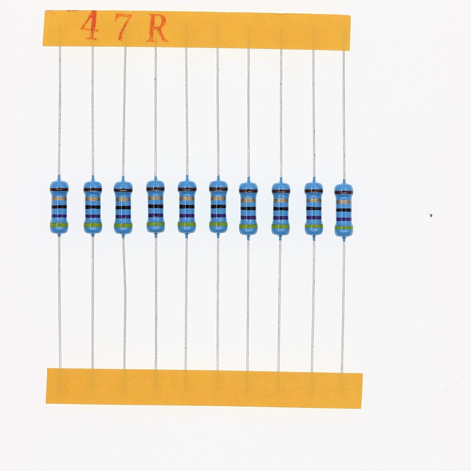 HUABAN HUABAN 100 Pieces 0.5 Watts 1/2W 180K Ohm 1 Percent Metal Film Resistor for Reliable Circuit Performance - View 2 of 9