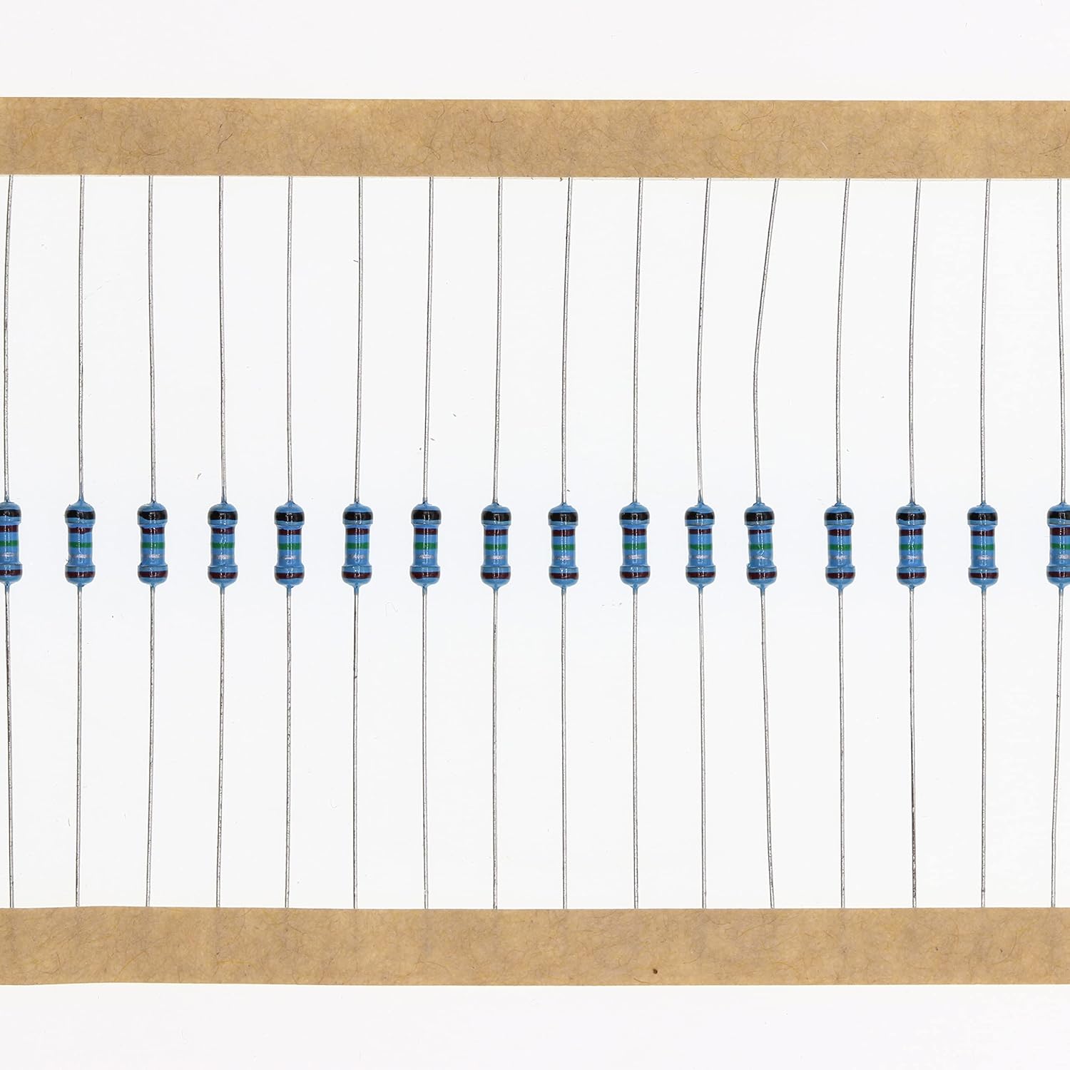 HUABAN HUABAN 100 Pieces 0.5 Watts 1/2W 180K Ohm 1 Percent Metal Film Resistor for Reliable Circuit Performance - View 7 of 9