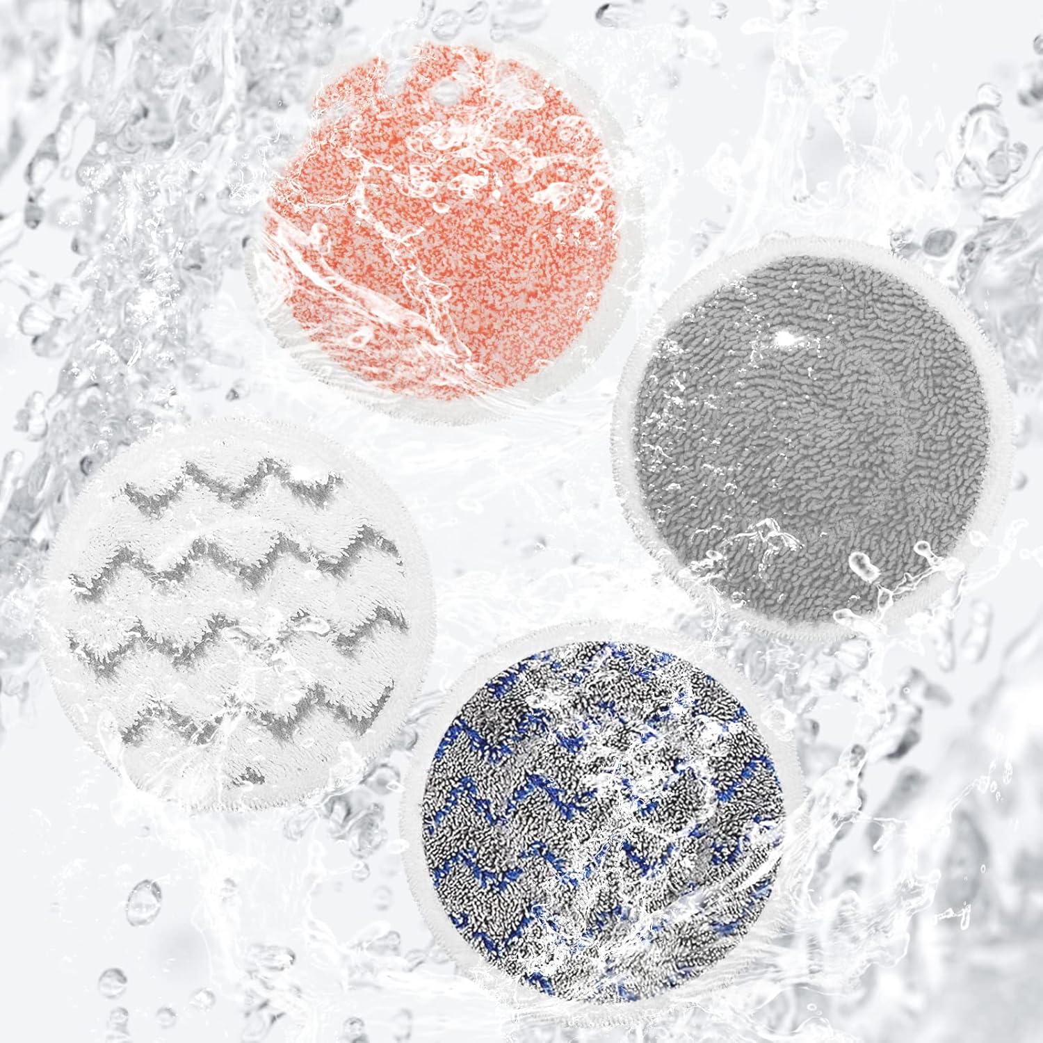 Sinnya 10 Pack Replacement Mop Pads Compatible with Shark Steam Mop S7000 Series S8201 S8001 S7001 S7201 S7005 for Model XKITP7000 - View 7 of 7