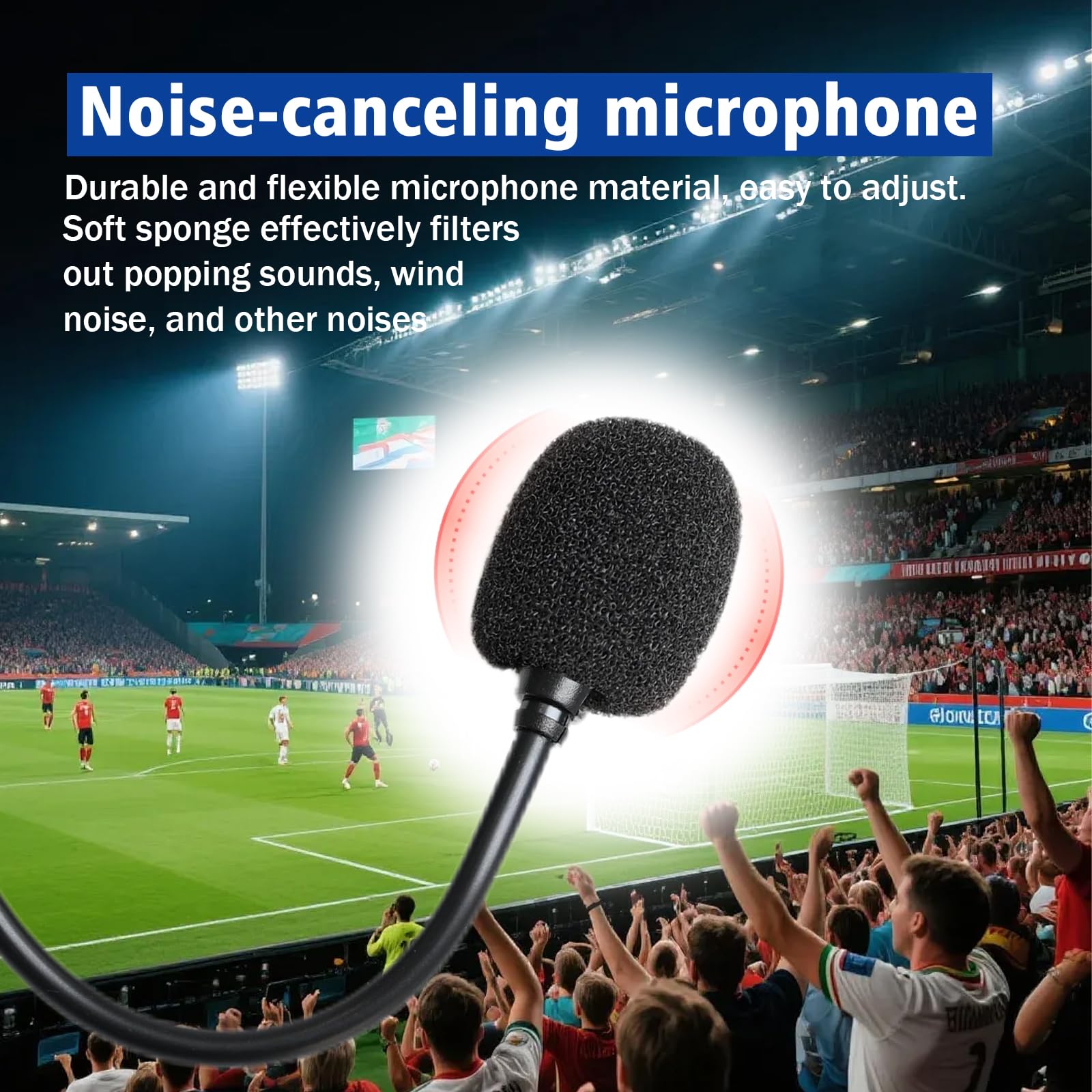 Pdflie Pdflie V6 V4 Referee Communication Headset Wired 3.5mm Jack for Football Soccer Hockey Volleyball Handball Coach Intercom Earpiece - View 5 of 6