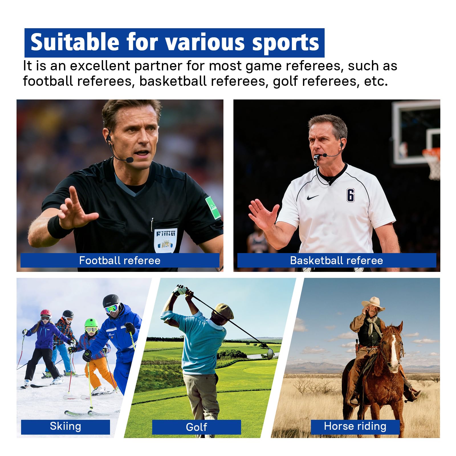 Pdflie Pdflie V6 V4 Referee Communication Headset Wired 3.5mm Jack for Football Soccer Hockey Volleyball Handball Coach Intercom Earpiece - View 6 of 6