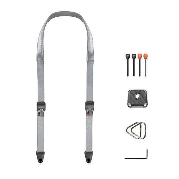 PGYTECH PGYTECH Rock Grey Camera Shoulder Strap with Quick Release - Adjustable Neck Strap for DSLR & SLR Photographers