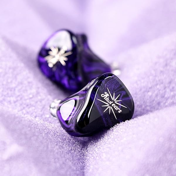 Linsoul Linsoul Kiwi Ears Quartet Hybrid In-Ear Monitor HiFi Earphones with Resin Shell Detachable Cable for Audiophile Musician DJ Gaming Purple - View 11 of 11